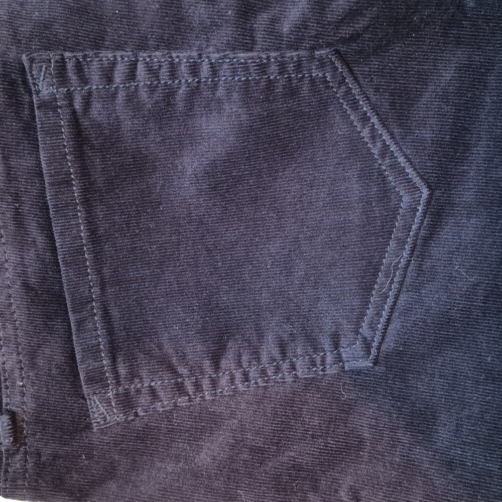 Joe Fresh Slim Low Rise Blue Corduroy Pants Size 6, New With Tags - Picture 15 of 15